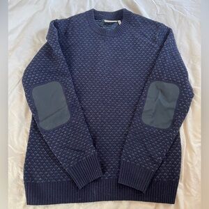 Men’s Navy Fjallraven Ovik Nordic Sweater